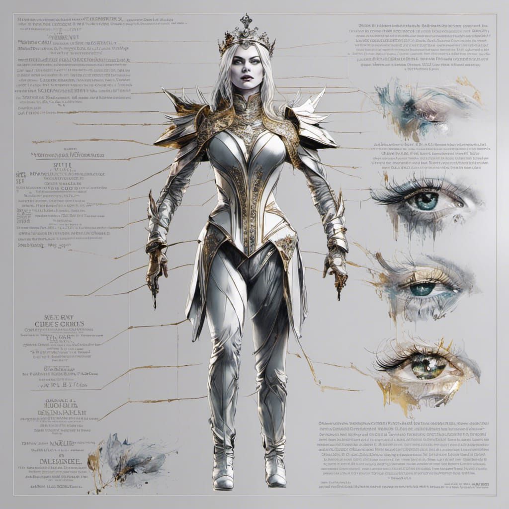 Detailed Evil Queen Illustration in Splash Art Style