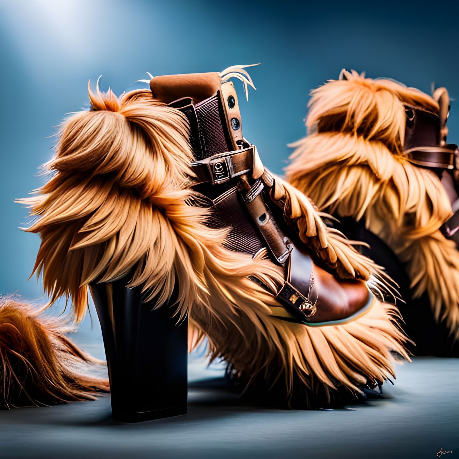 Wookiee Fur Shoe: An Insanely Detailed Photograph