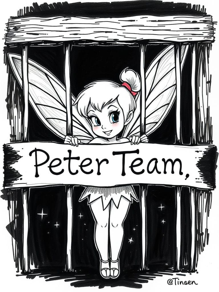 Tinkerbell's Jail Photo: An Ink Drawing