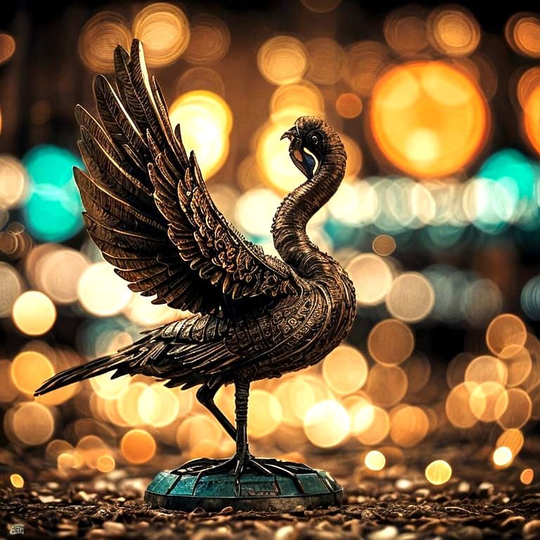<lora:Glitter-Gala DSv8:1.0>a steampunk swan, whosing obviou...
