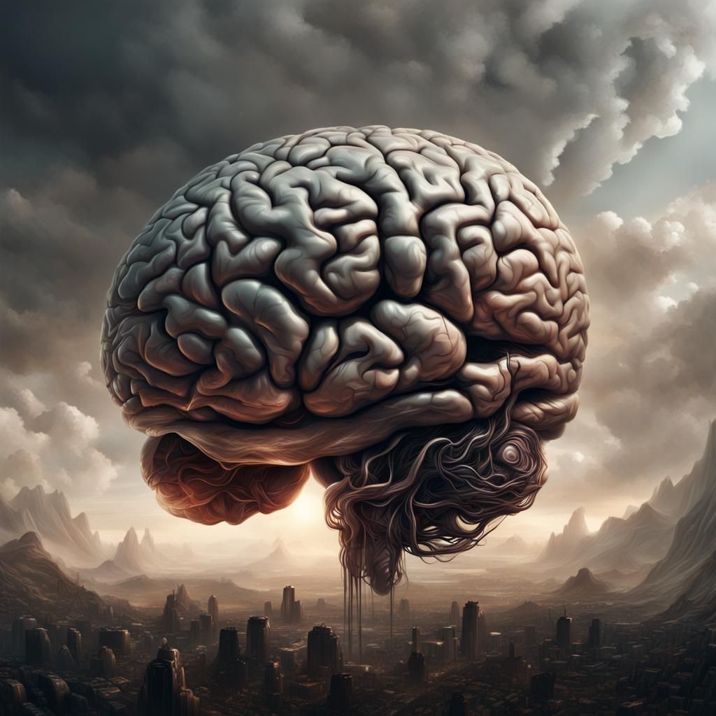 Intricate Brain: Epic Cinematic Digital Painting