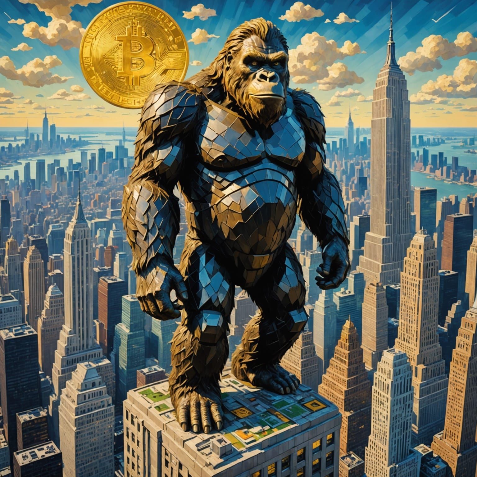 Sun shining on my Bitcoin...