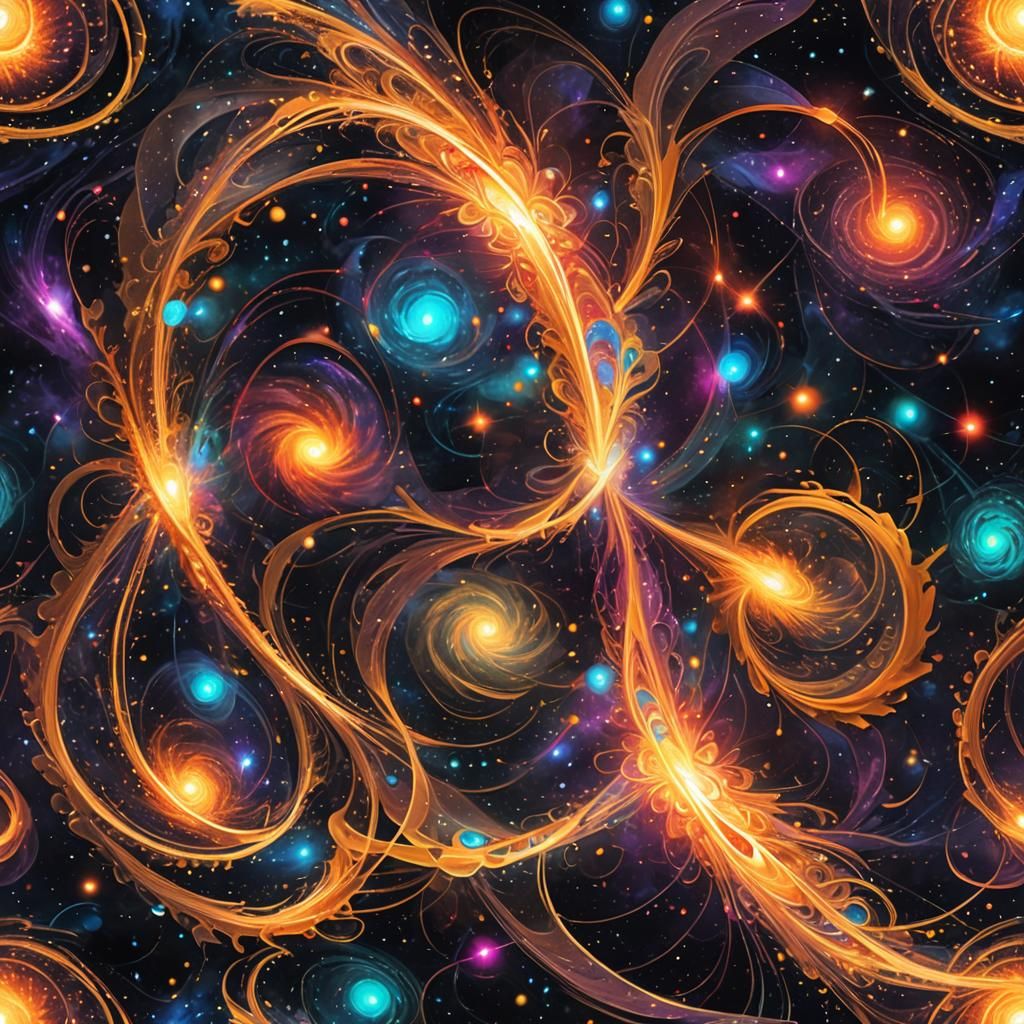 Cosmic Loom of Reality Weaving