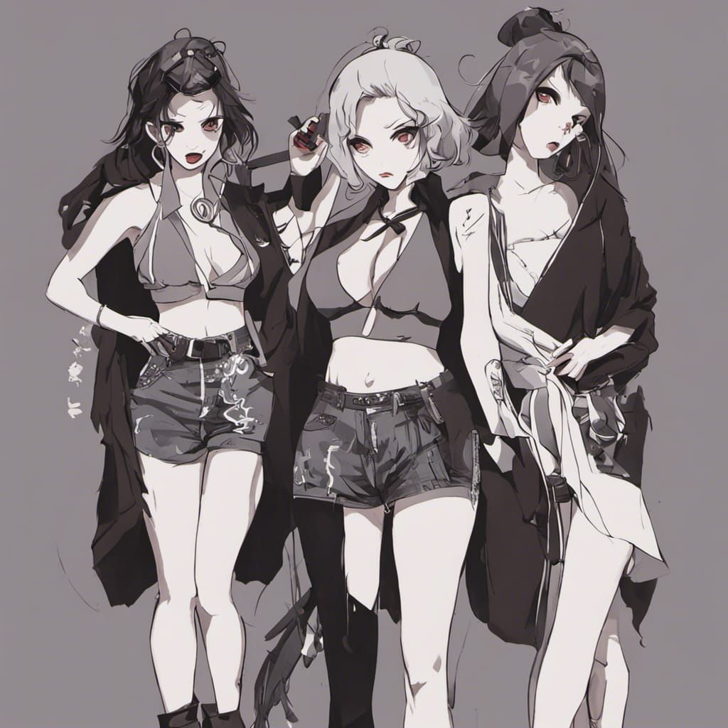 AI Generated Image of Hot Girls