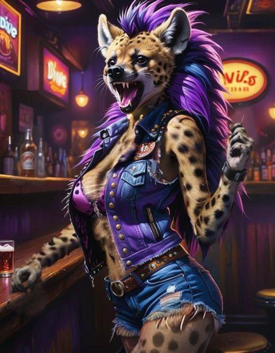 Photorealistic Dive Bar Interior