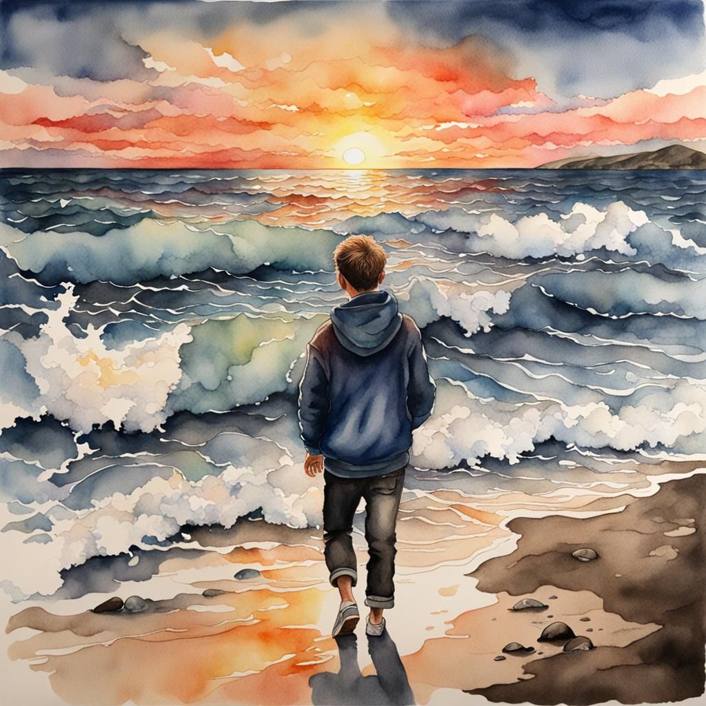 Walking off into the sunset