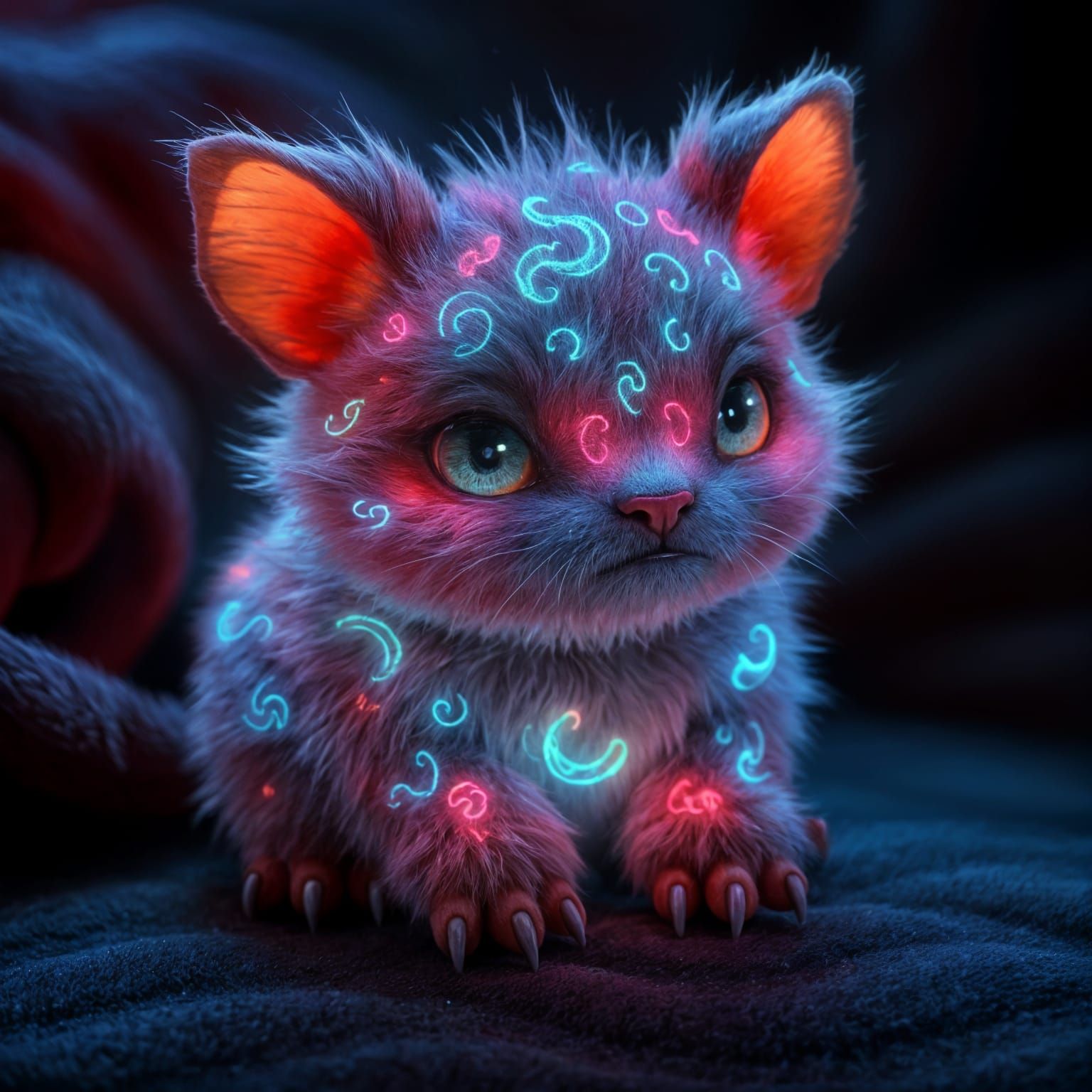 «Luminolis is a furry little animal that glows in the dark and changes color depending on its owner's mood» 🐾