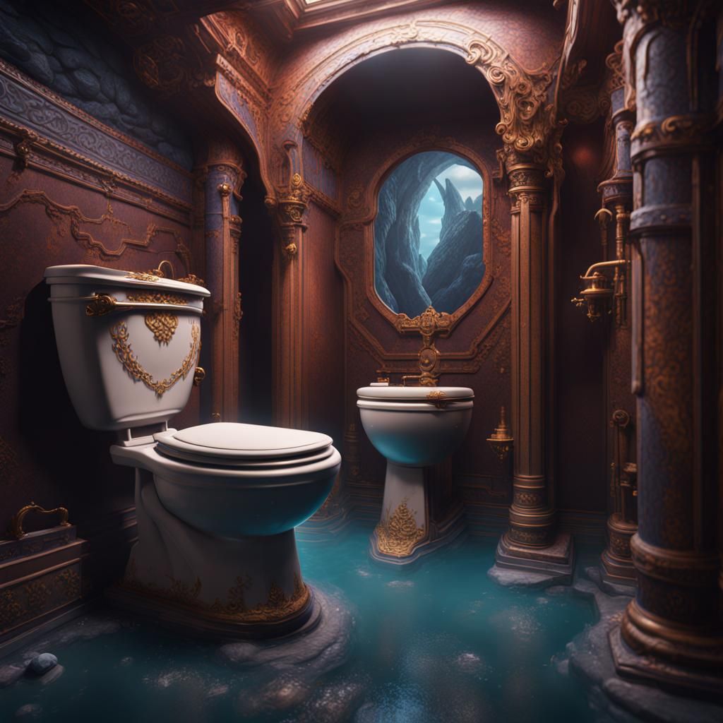 Skibidi Toilet Fantasy Concept Art