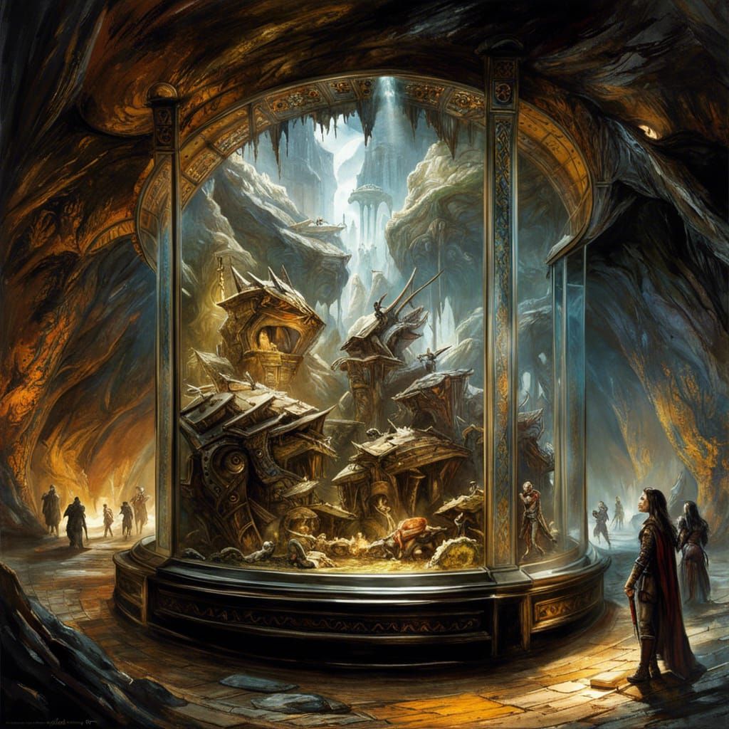 Deformed Creatures in Mystical Cave Museum