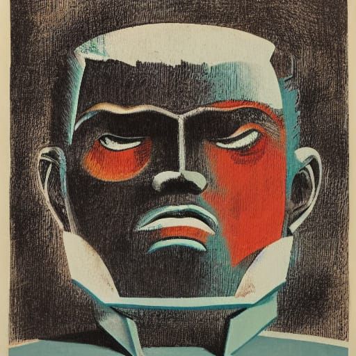 Angry Books with Devil Faces Surreal Art