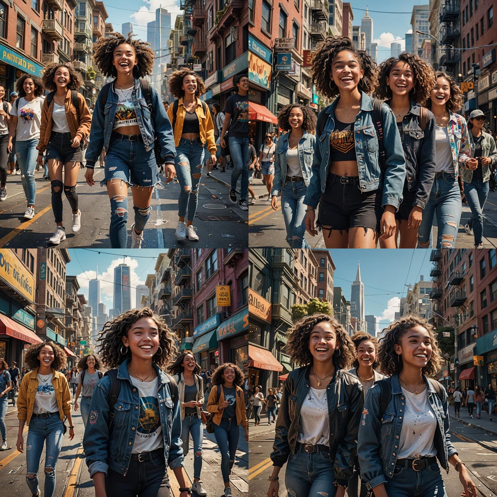 Teenage Girl's Fun Day in San Francisco