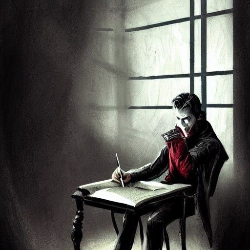 Vampire Journaling: Sinister Book Cover Art