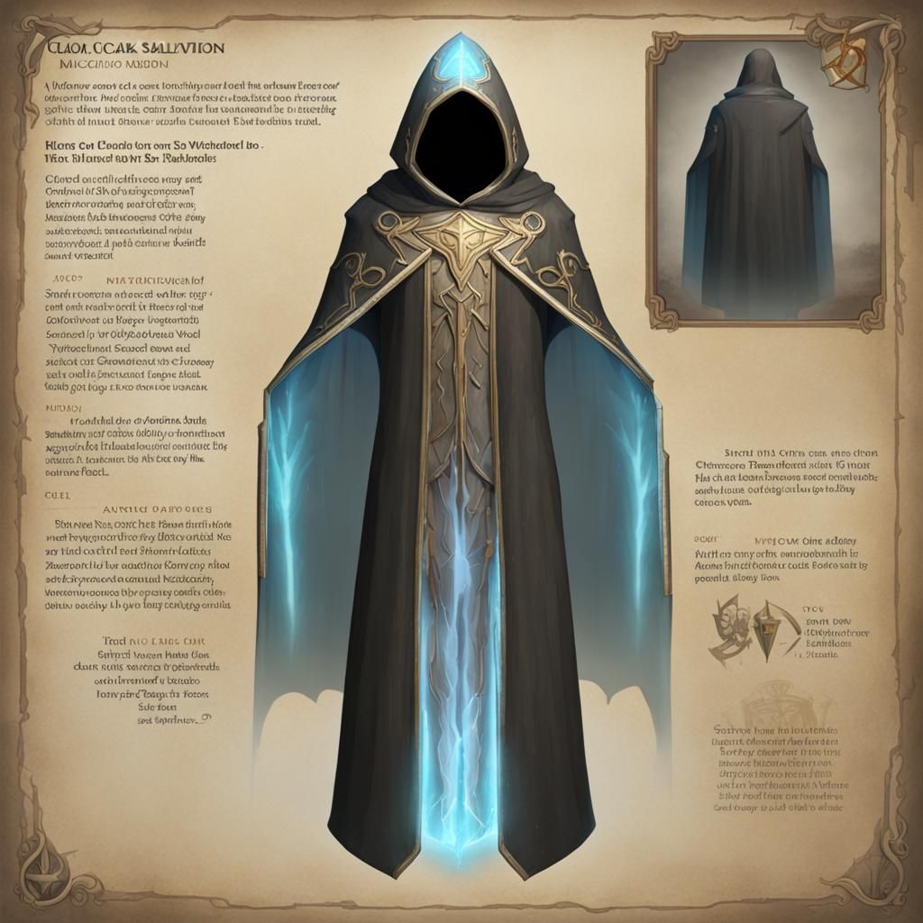 Enchanted Cloak of Salvation: A Magical Item