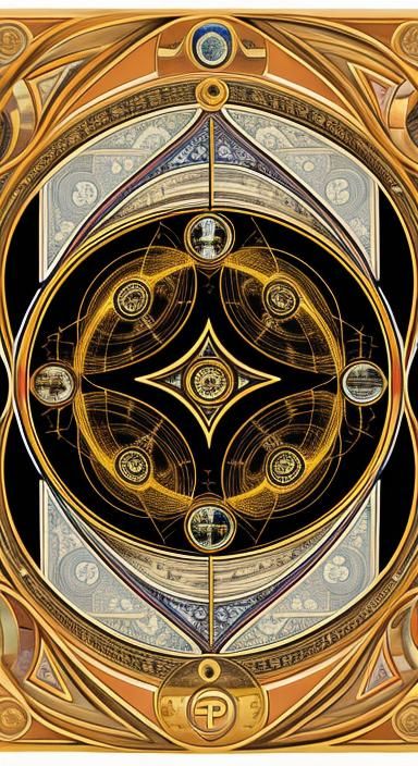 Vesica Piscis Geometric Art