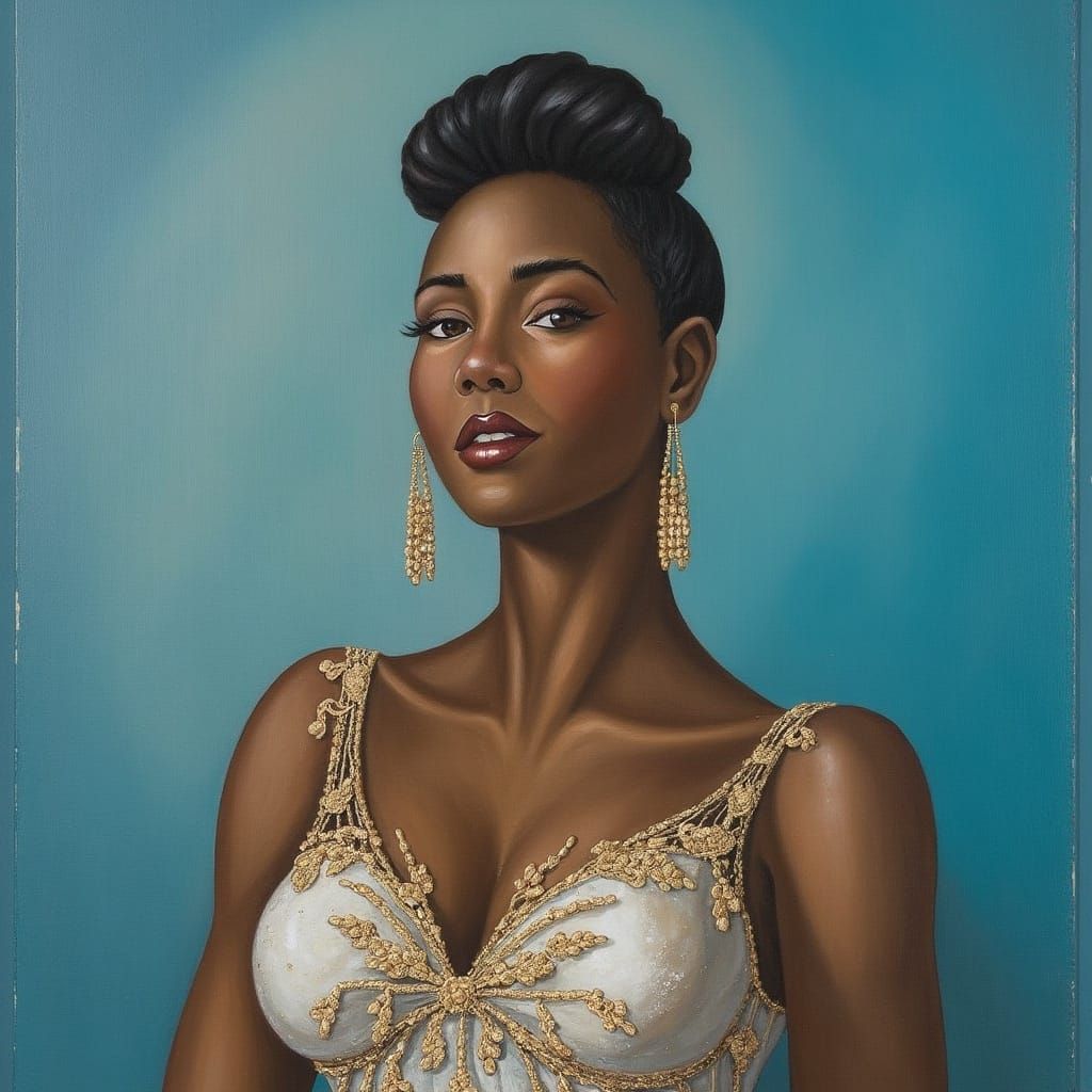 Coco Jones Portrait in Modern Artistic Style