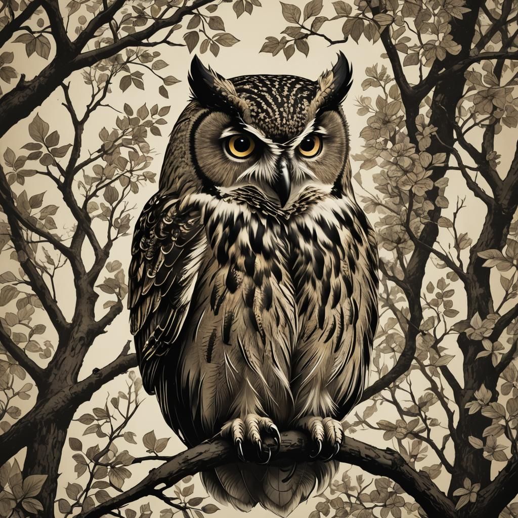 Wild Owl: An Exploration of Untamed Instincts