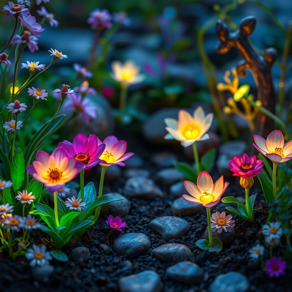 Enchanted Whimsy in a Mystical Fairy Garden