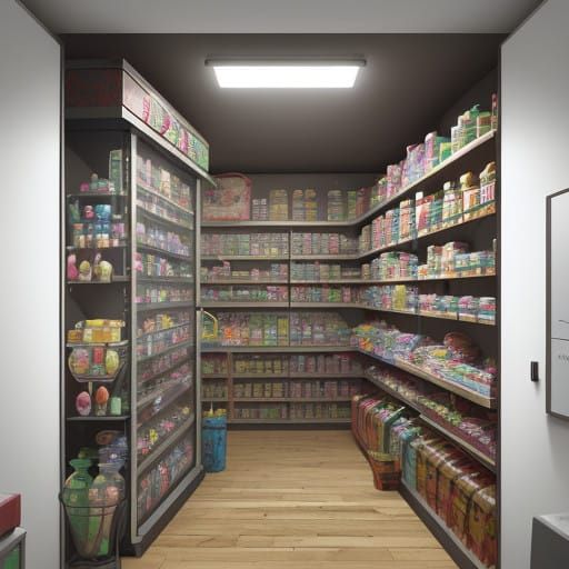 Whimsical Candyland Medicine Cabinet