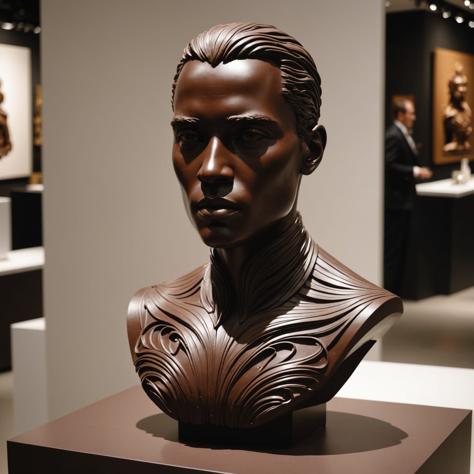 Exquisite Chocolate Masterpiece Sculpture