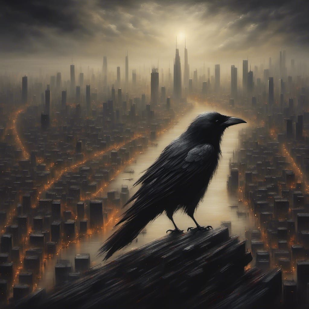 Glowing Lights Illuminate Crow City