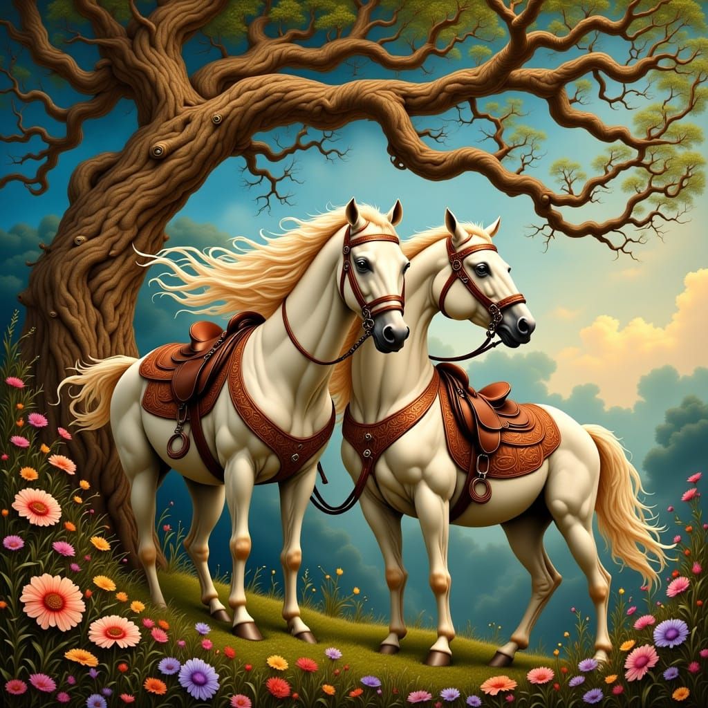 HORSES - TWISTED TREE 2