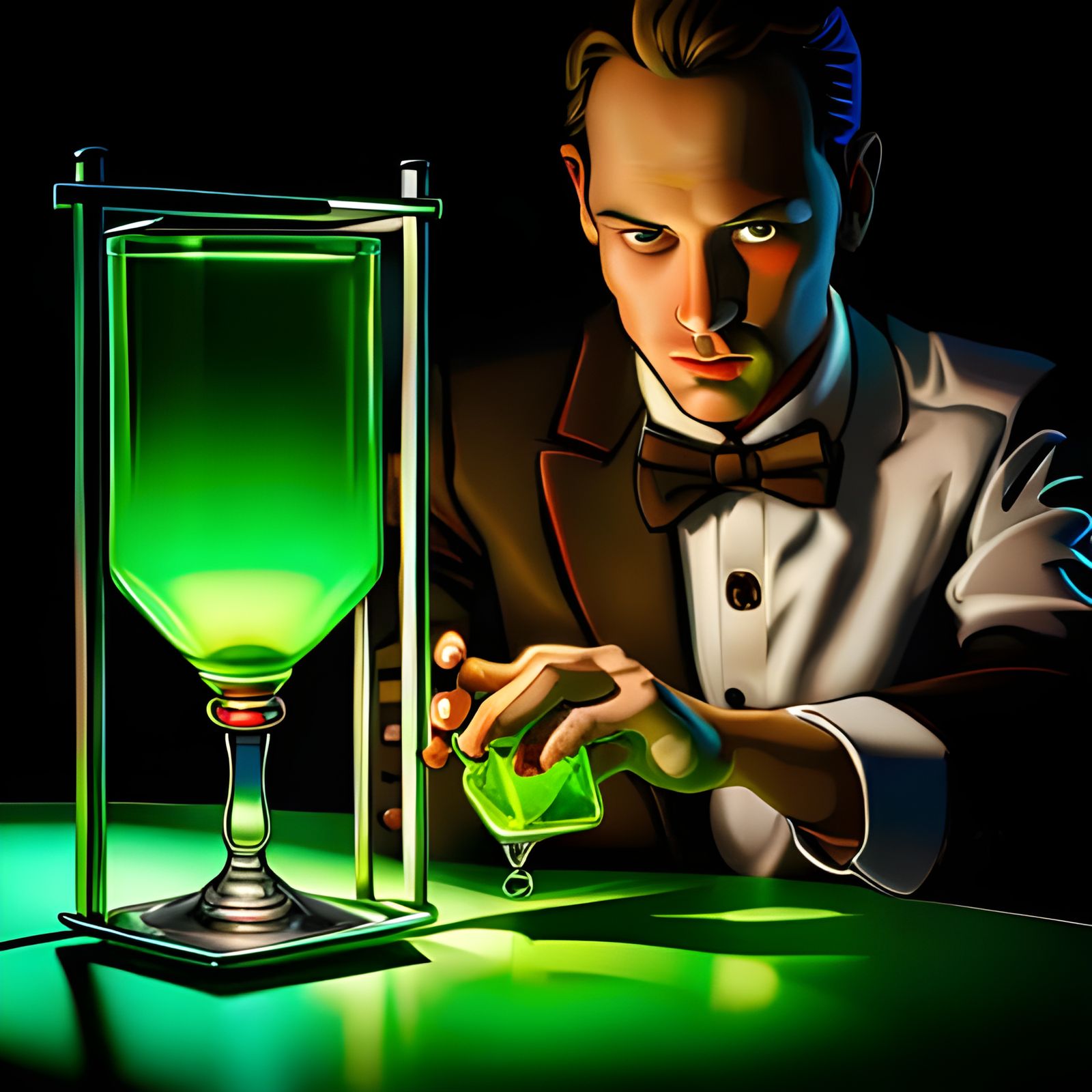 The Absinthe Minded Professor, Dr. Wormwood