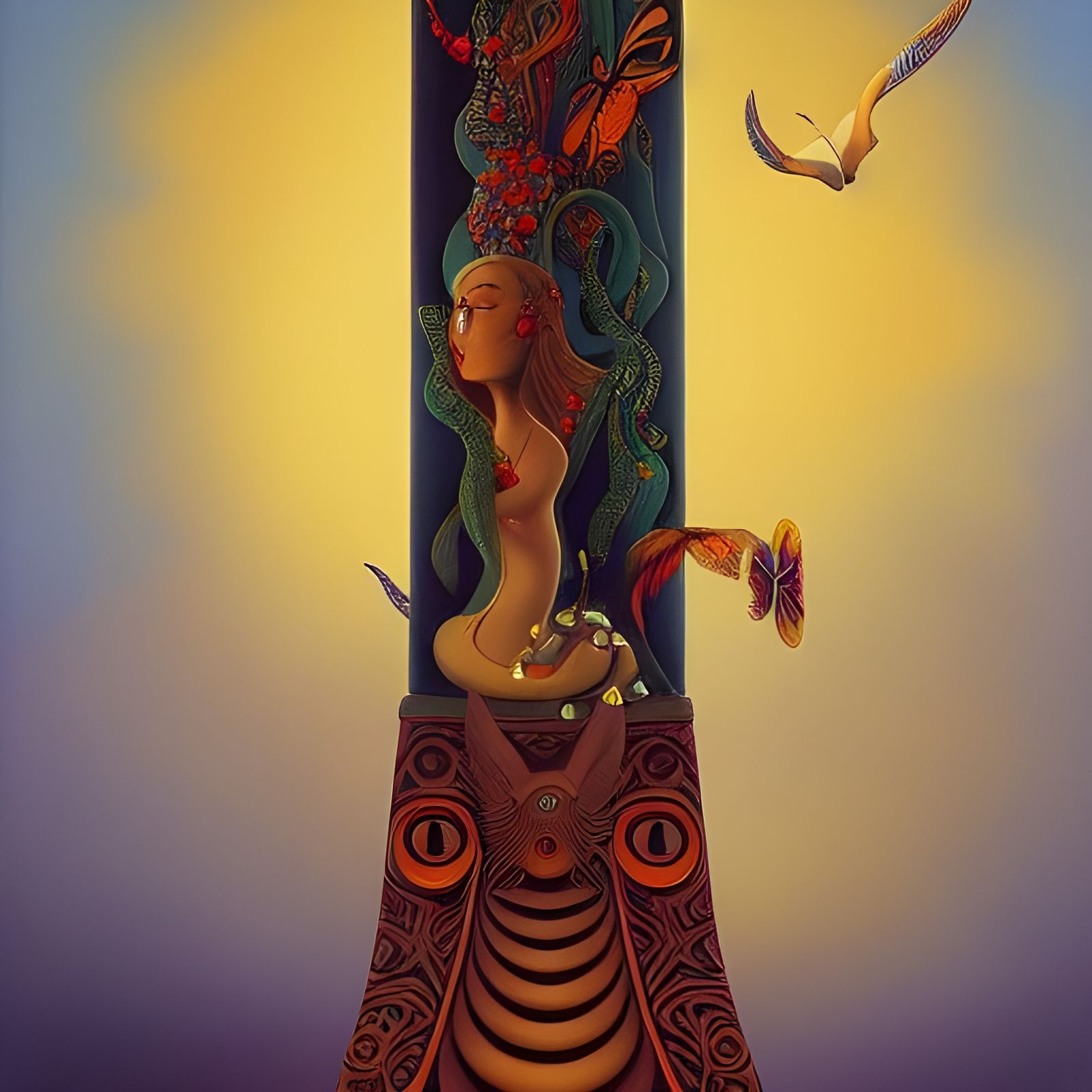 Totem of Femininity in Michael Hutter Style