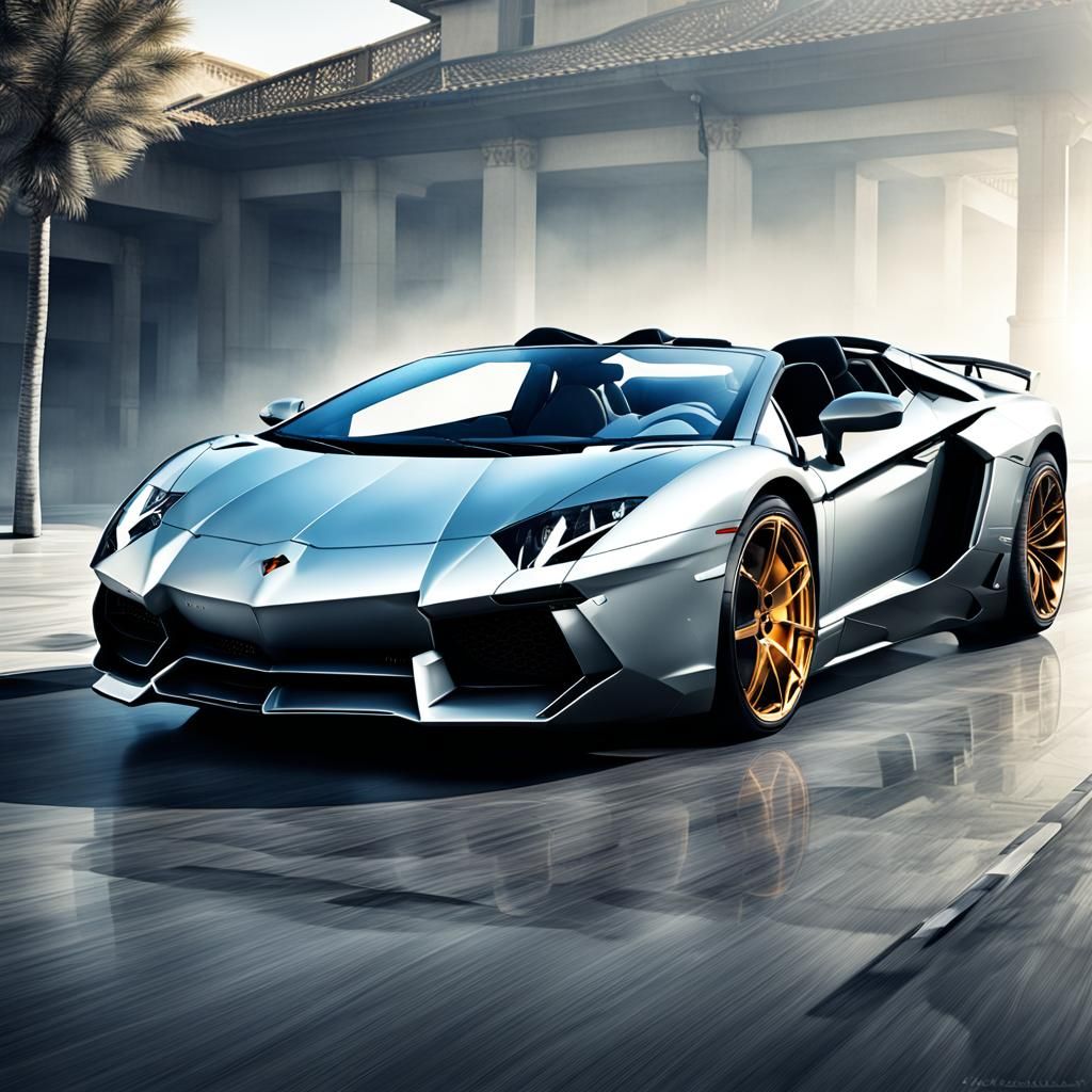 Lamborghini Aventador Roadster Convertible: Super Car