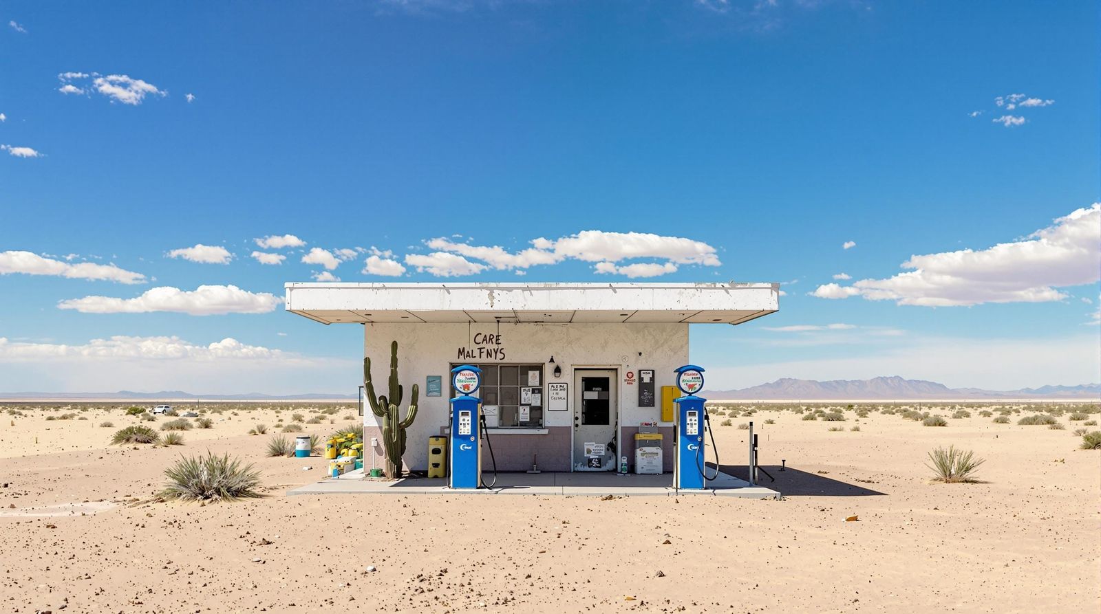 Desert Gas Station: Americana in Decay