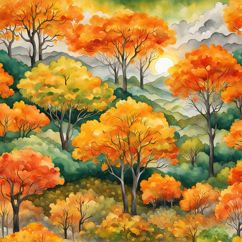Autumn painting v4
