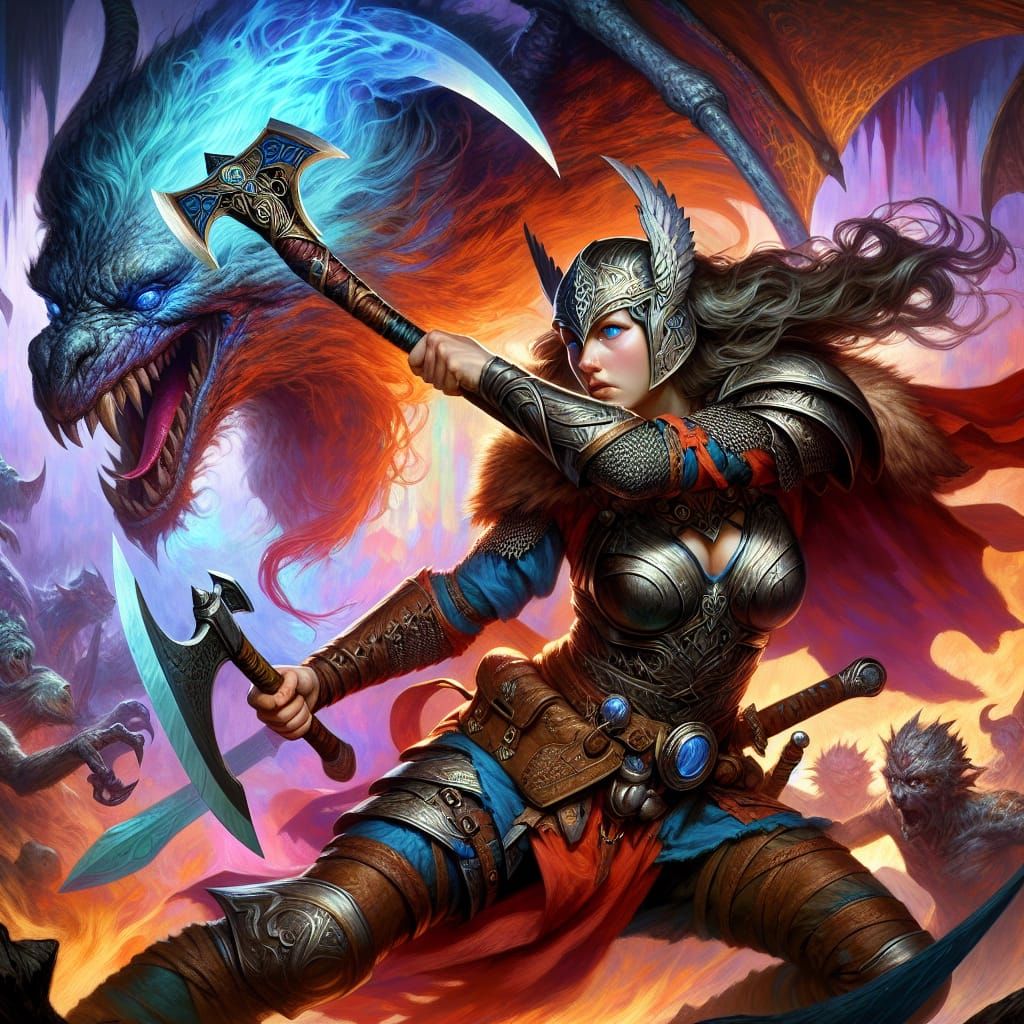 The valkyrie and the cockatrice