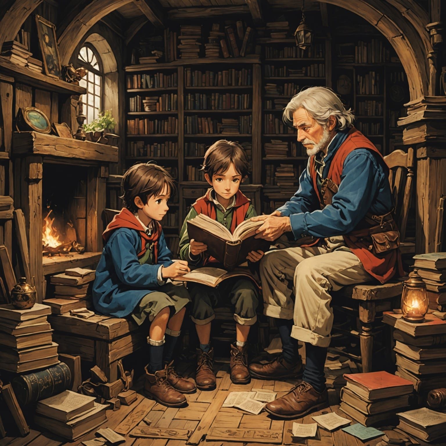 AI Generated Image: Never Ending Tales