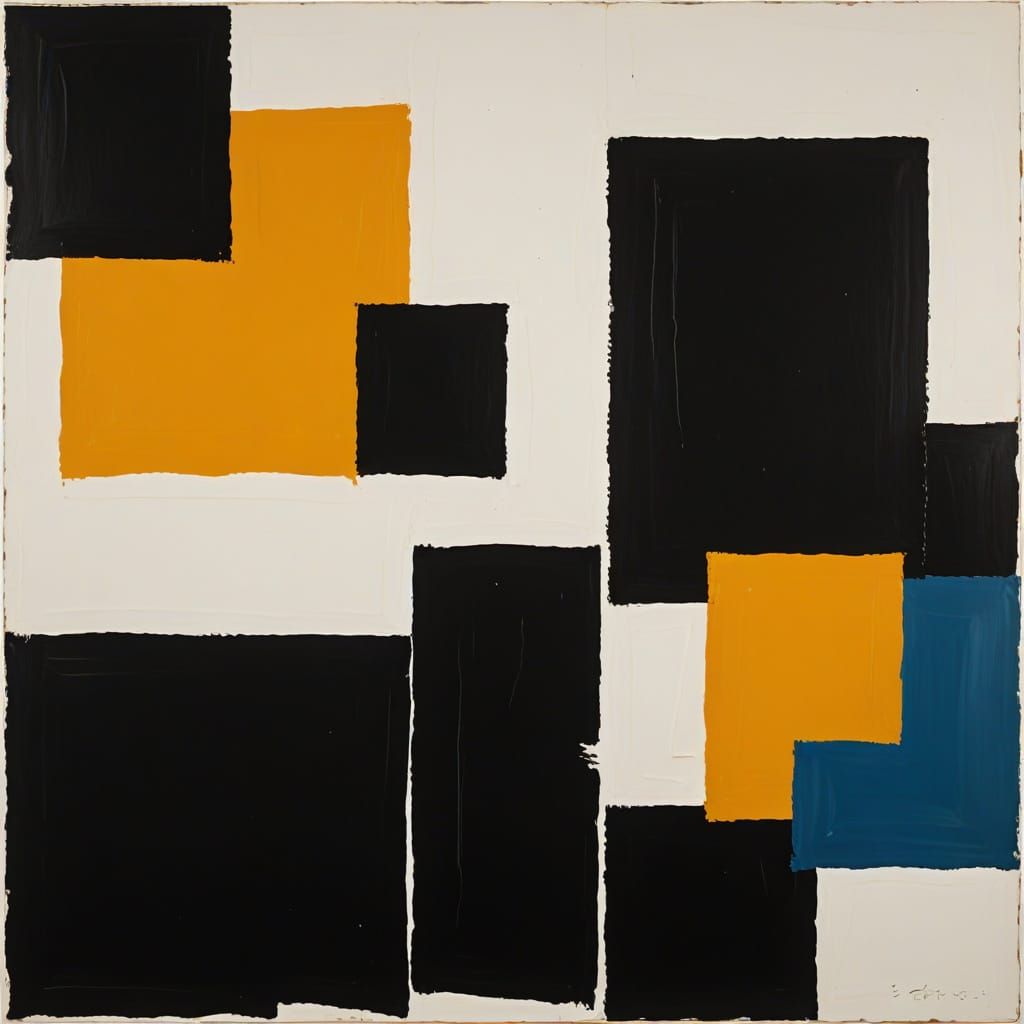 Vibrant Life Depicted in Abstract Expressionist Style