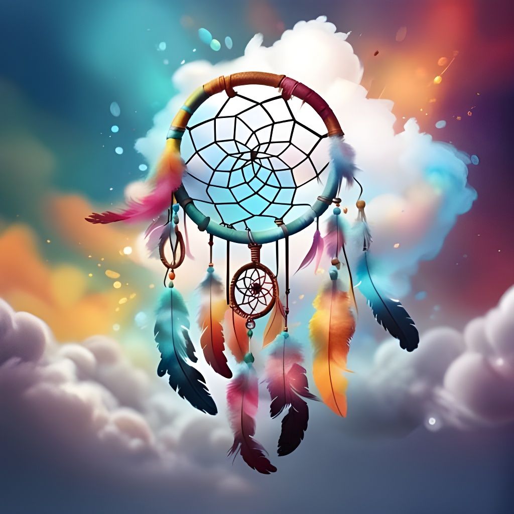 Abstract Blending of Colors and Forms