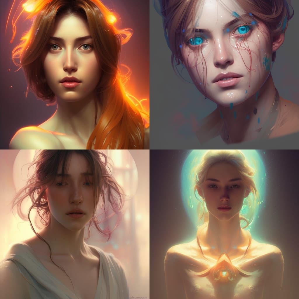 Hyperdetailed Portrait in Dynamic Lighting