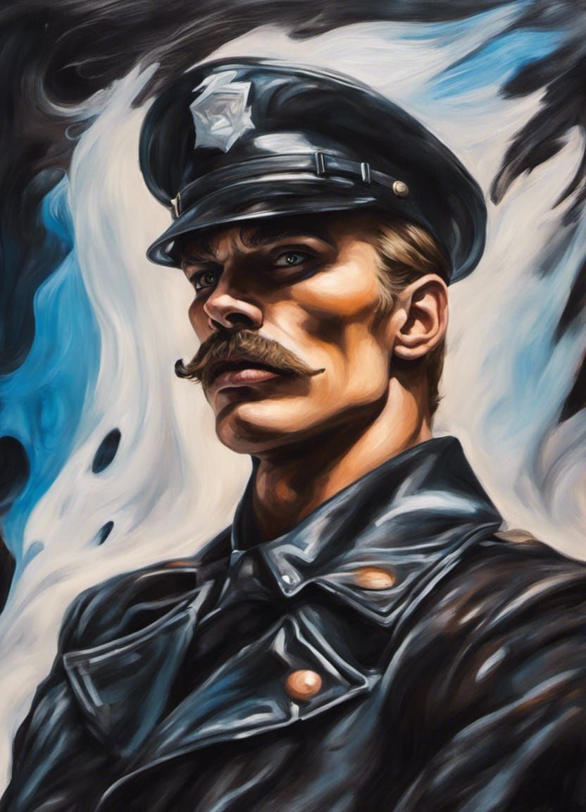 Macabre Dream Eater in Oil Painting Style