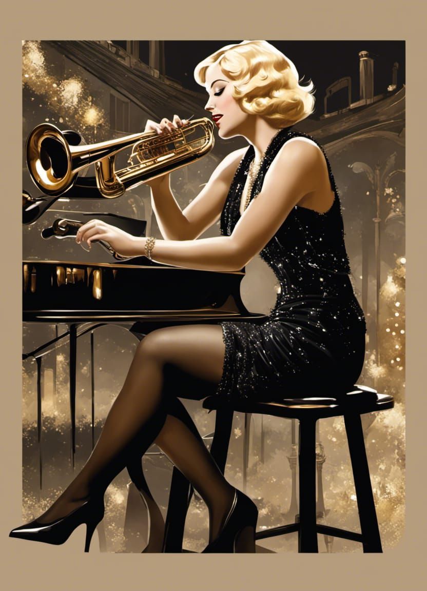 I'll just sit here boys and blow my own trumpet