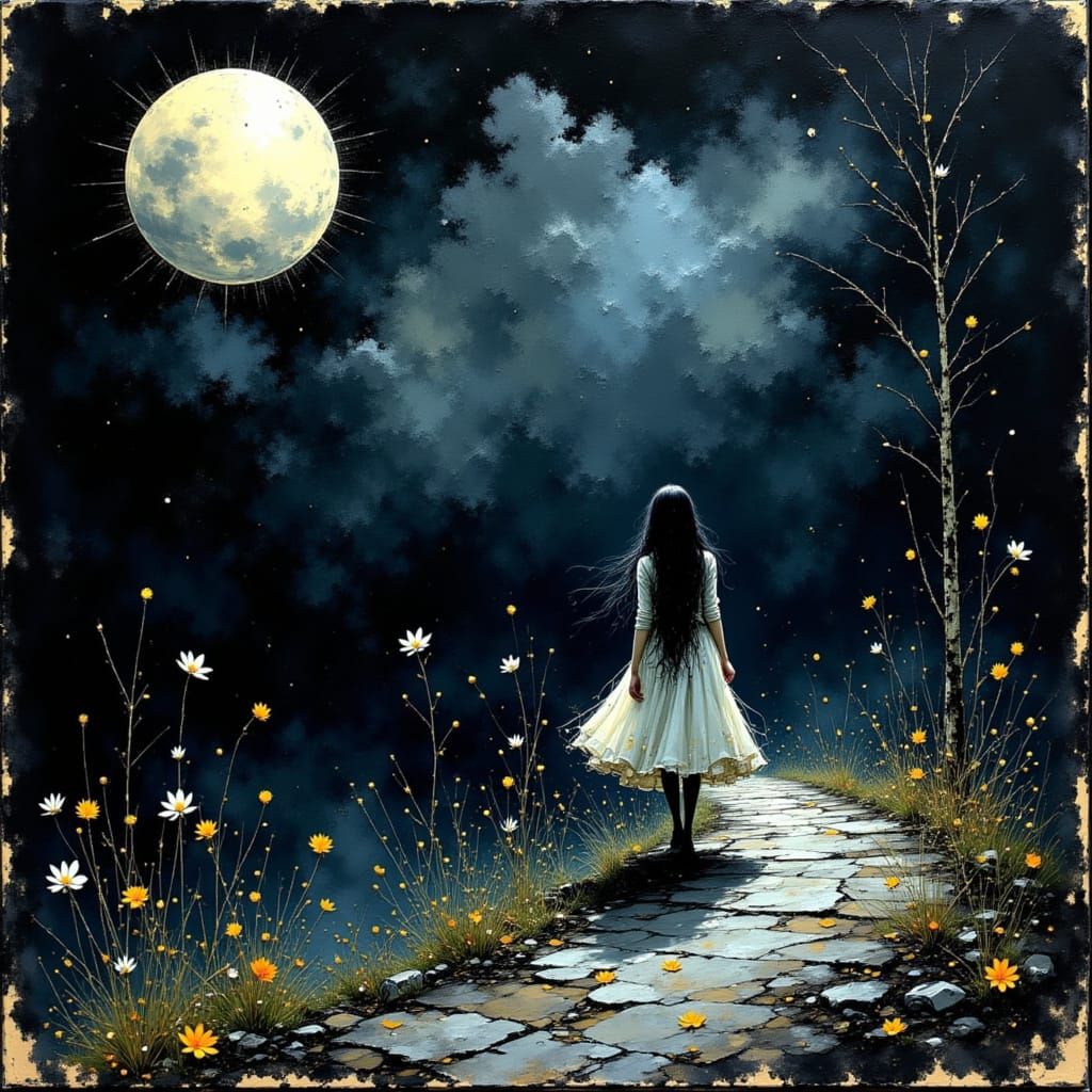 Luminous Goddess Descends with Golden Light