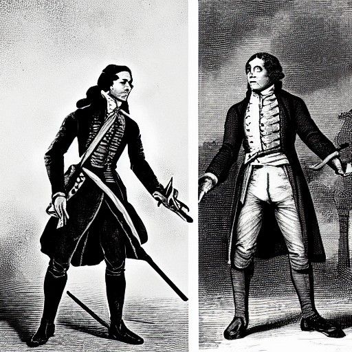 John Laurens vs Charles Lee in Gun Duel