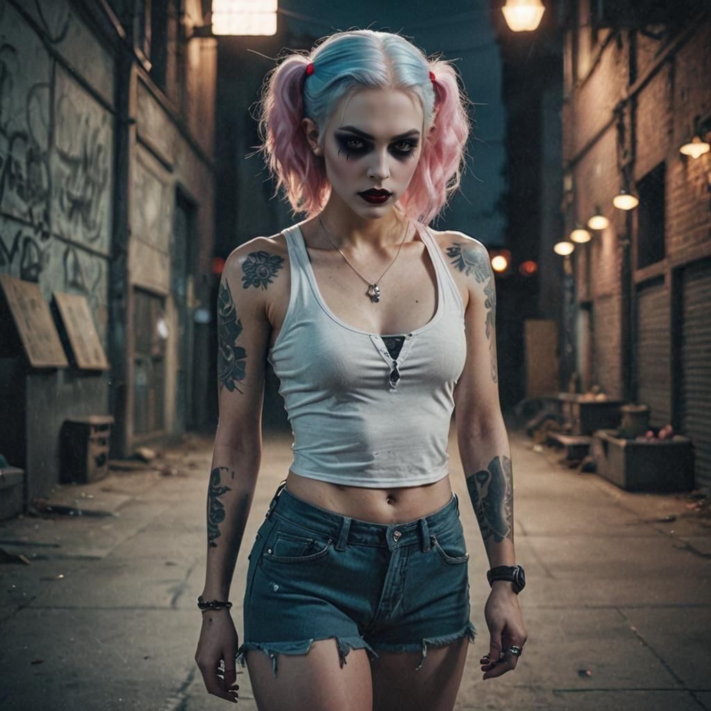 Charming Vampire Girl Portrait with Cinematic Lighting