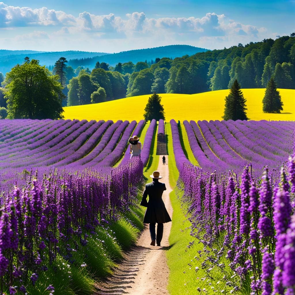 From your narrator's chair
A calming scent of lavender
Fills the air
Boned curled hands
Calling me out
Making me dance