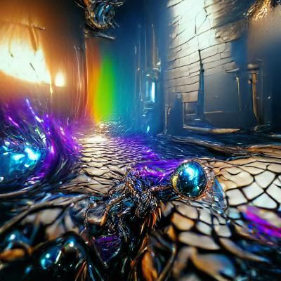 Iridescent 3D Madness in Unreal Engine