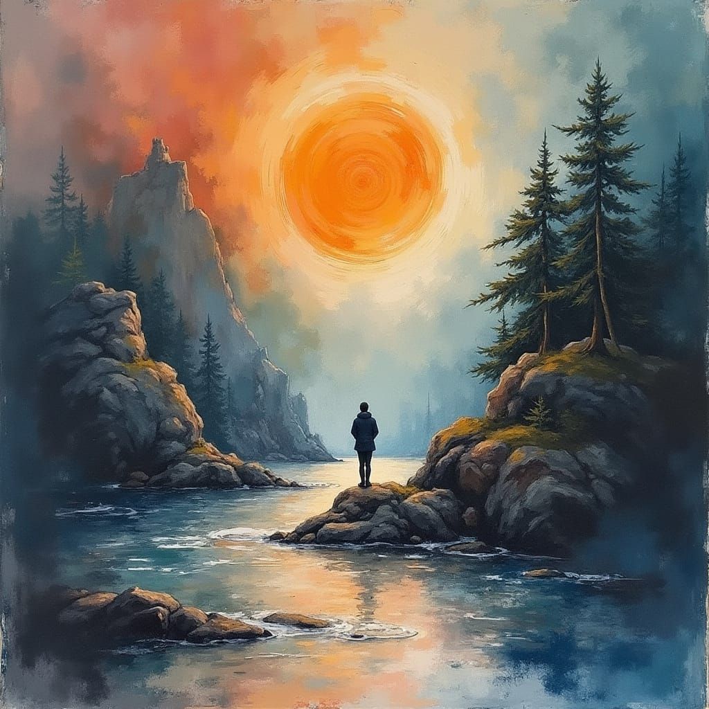 Secret Painting in Gouache and Watercolor Style