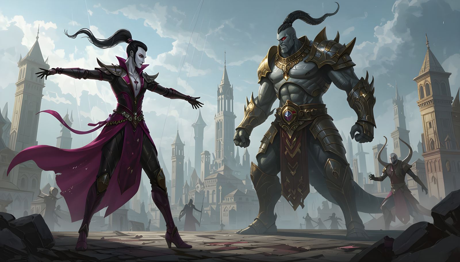 League of Legends: Cyberpunk Dark Fantasy Reimagining