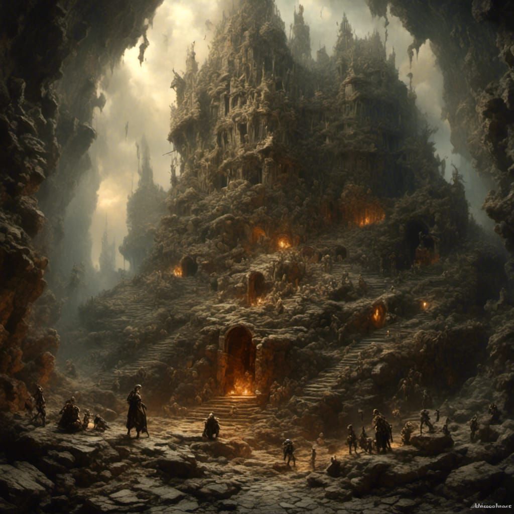 Imprisoned Mind: Dark Fantasy Illustration