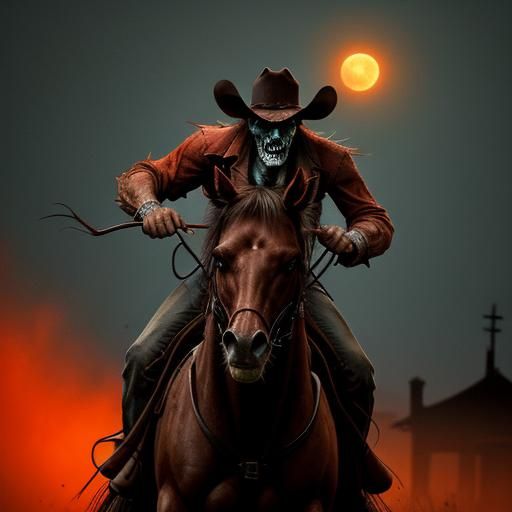 🎼Prompts lyrics song "Ghost Riders in the Sky" by Johnny Ca...
