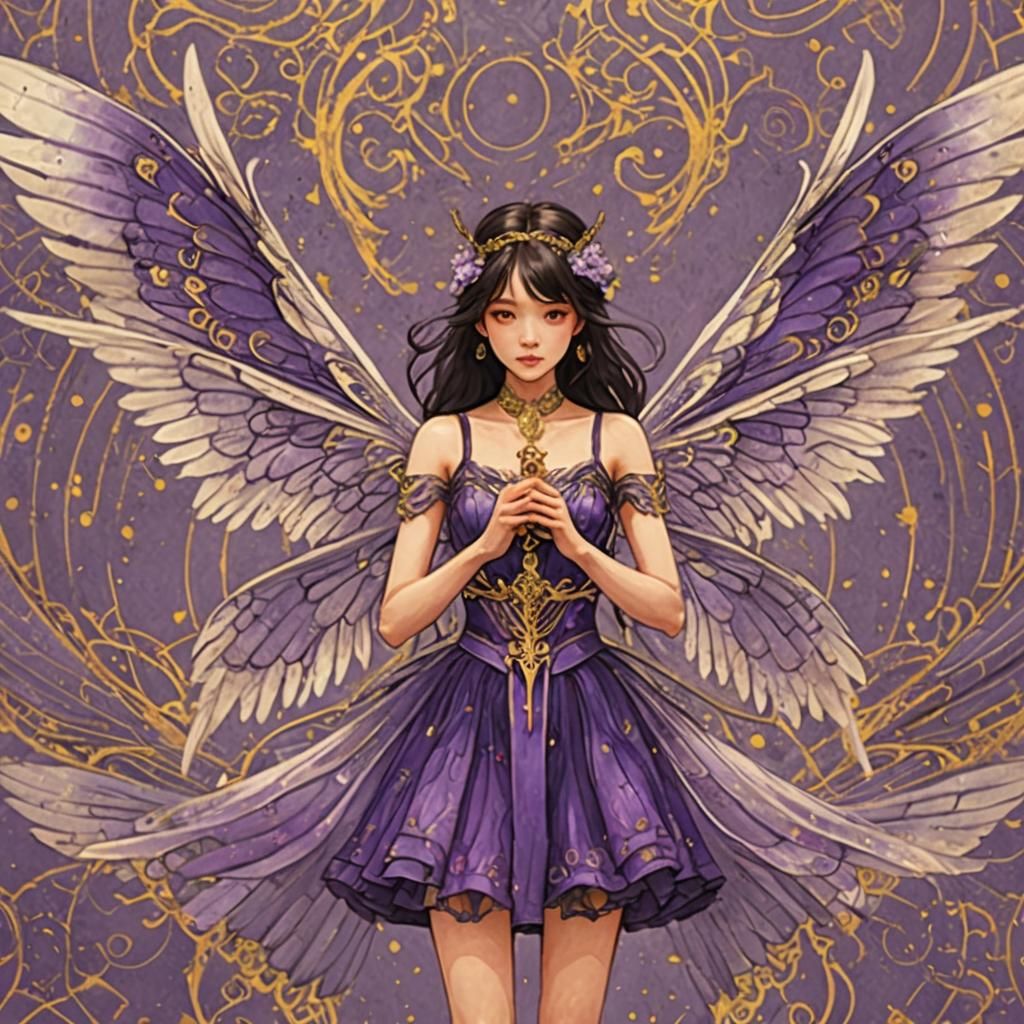 Ethereal Purple Wings