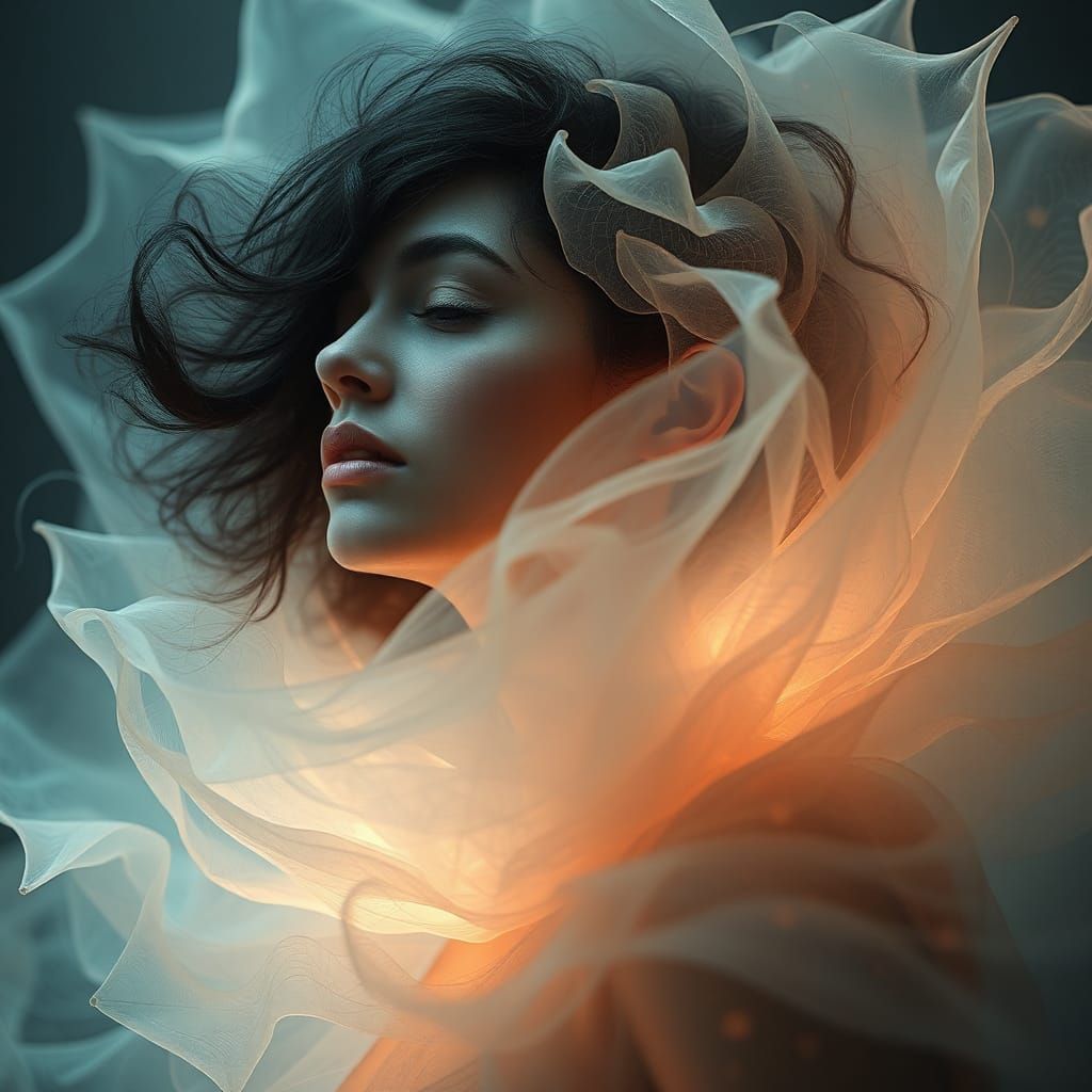 Ethereal Layers of Existence in Surrealist Style