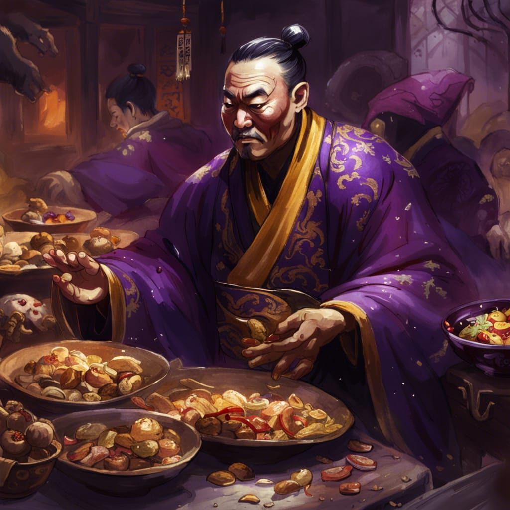 Opulent Greed: A Fantasy Concept Art