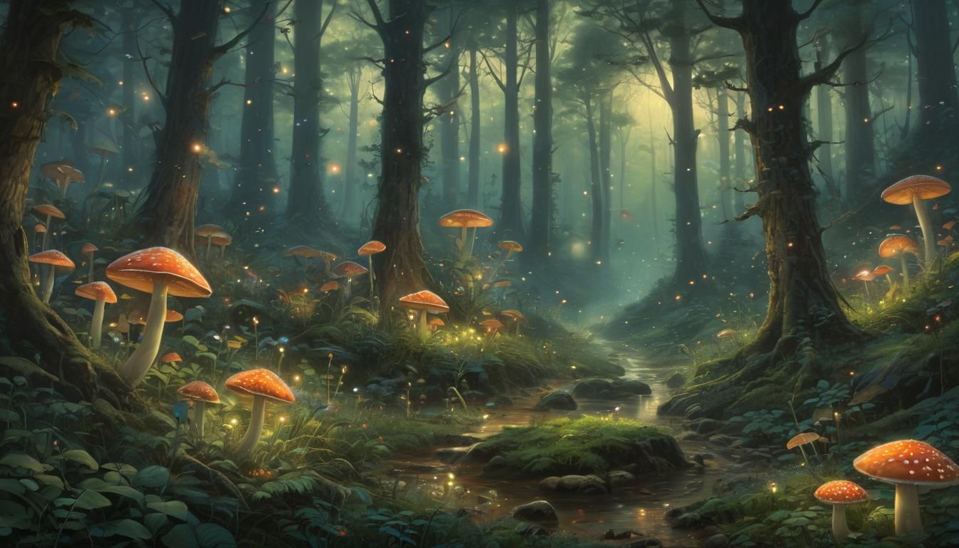 Ethereal Forest: A Fantasy Illustration